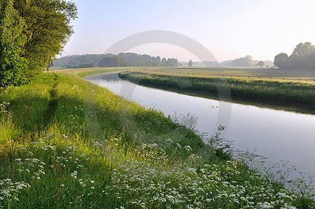 Landschaft an der Hase in Wulften