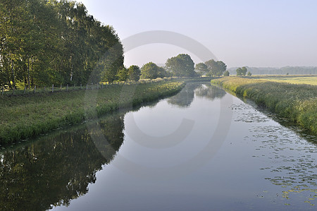 Landschaft an der Hase in Wulften