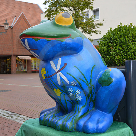 Frosch am 'Poggenpad'