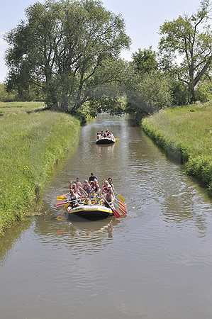 Paddler auf der Tiefen Hase