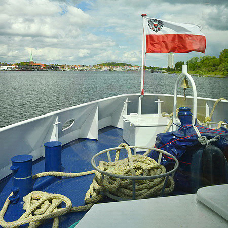 Einfahrt nach Travemünde