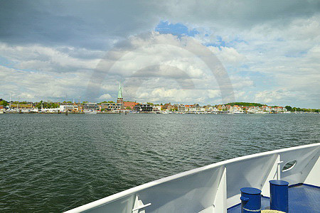 Einfahrt nach Travemünde