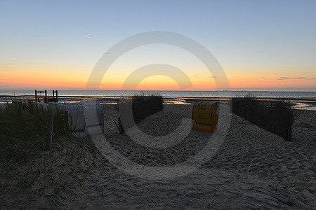 Abendstimmung am Strand