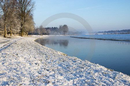 Winter an der Hase