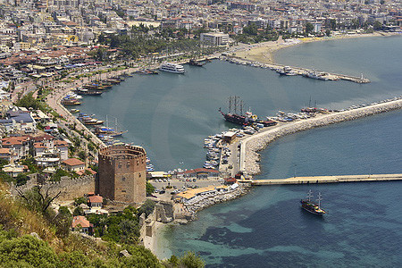 Blick auf Alanya