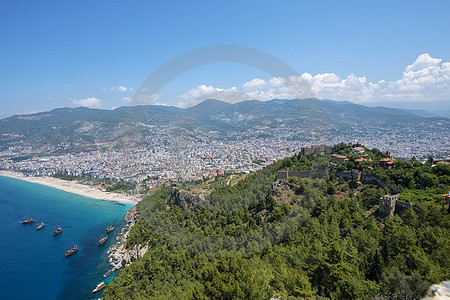 Blick auf Alanya