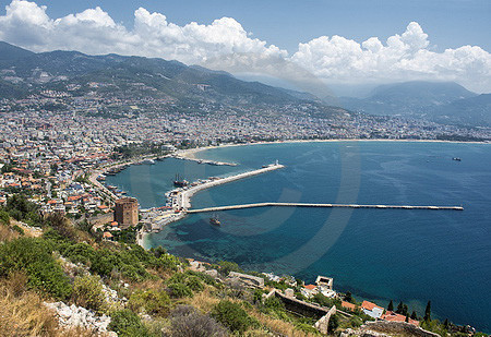 Blick auf Alanya