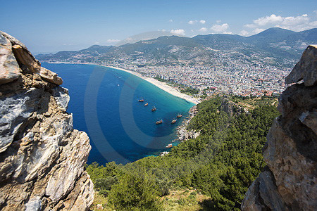 Blick auf Alanya