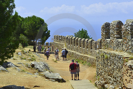 Burganlage in Alanya