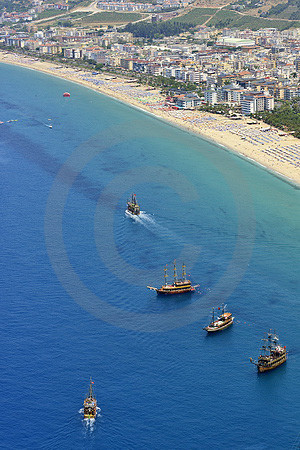 Blick auf Alanya