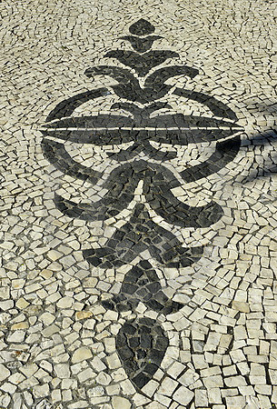 Mosaik im Strassenpflaster