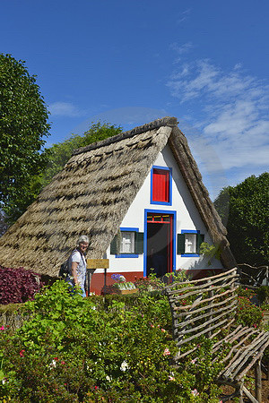 Blumen-Haus in Santana