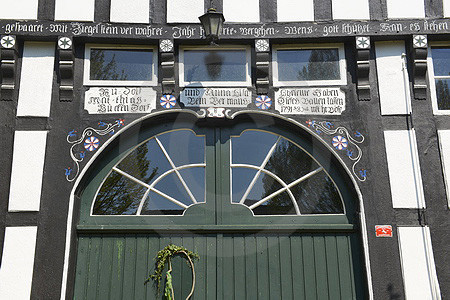 Tor im Fachwerkhaus