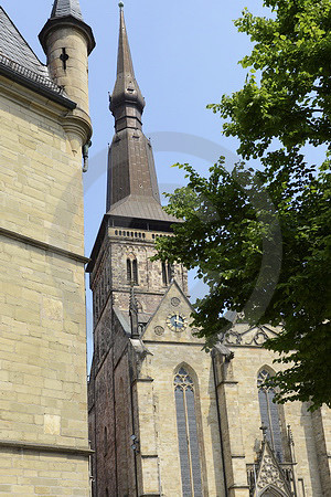 Rathaus und Marienkirche