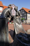 Leinenweberbrunnen in Lüchow