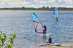 Surfer auf dem Speichersee