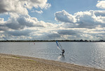 Surfer auf dem Speichersee