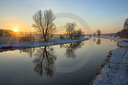 Winterlandschaft in Hamm