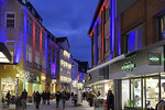 Weihnachtliche Krahnstrasse in Osnabrück