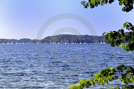Segelregatta auf dem Kellersee