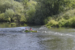 Flusswandern auf dem Fluss Hase