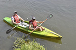 Flusswandern macht sichtlich Spass