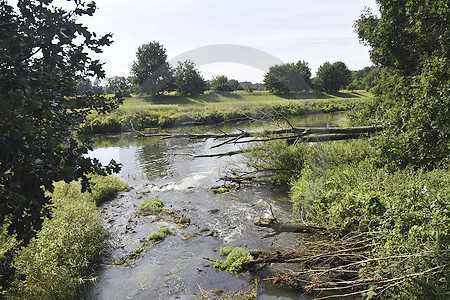 Zulauf der Mittelradde in die Hase