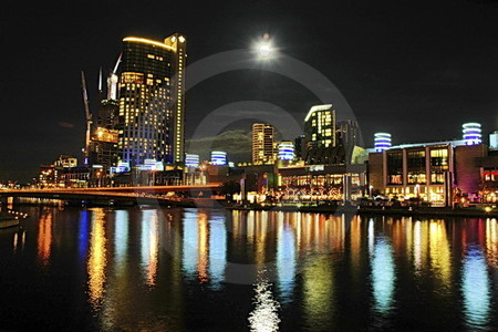 Southbank bei Nacht