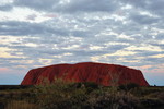 Der Uluru im Abendlicht