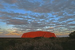 Uluru im Abendlicht