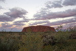 Uluru im Abendlicht