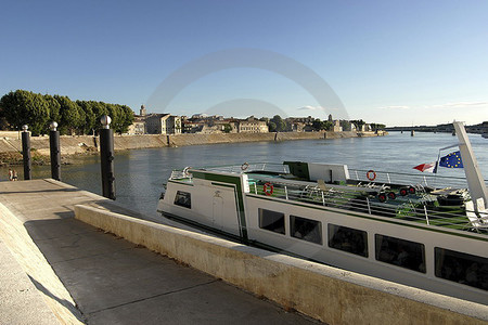 Rhone in Arles
