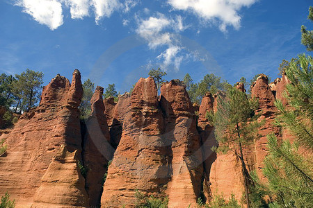 Ockerbrüche Roussillon