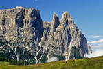 Seiser Alm - Schlern mit Santnerspitze