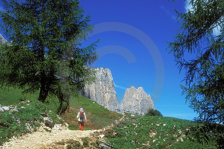 Seiser Alm - Schlern mit Santnerspitze