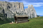 Seiser Alm - Schlern mit Santnerspitze