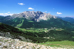 Rosengarten - Blick zum Latemar