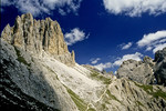 Rosengarten - Blick zum Vajolonpass