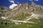 Rosengarten - Wandergruppe unter Rotwand