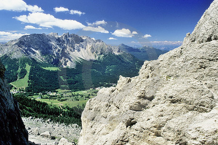 Rosengarten - Blick auf Latemar