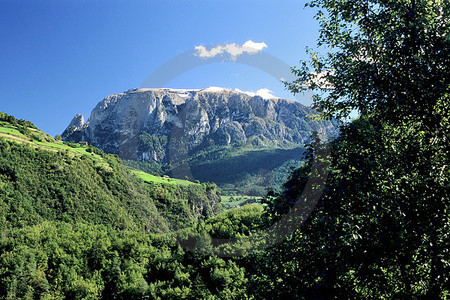 Schlern - Schlernmassiv mit Santnerspitze