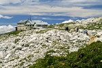 Schlern - Schlernhäuser auf der Bergkuppe