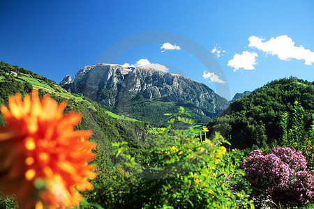 Schlern - Schlernmassiv mit Santnerspitze