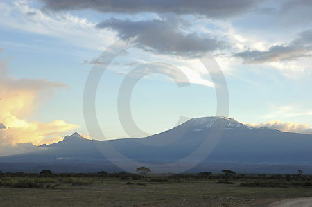 Abendstimmung im Amboseli Nationalpark