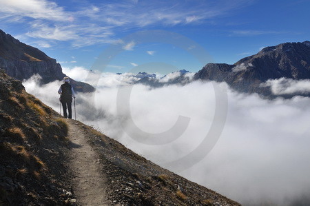 Wandern im Rosengarten