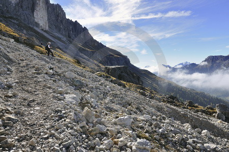 Wandern im Rosengarten