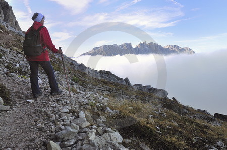 Wandern im Rosengarten