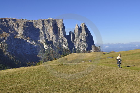 Seiser Alm mit Schlern