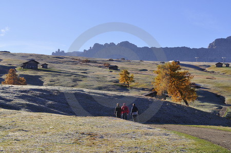 Morgenstimmung auf der Seiser Alm