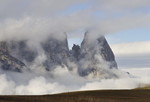 Schlern im Nebel